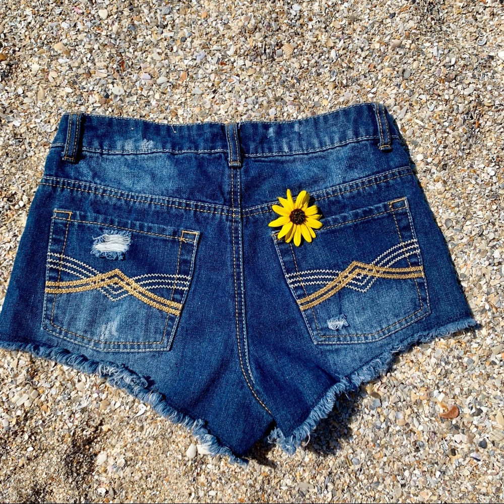 🐚Dark Wash Mudd High Rise Shorts 🐚